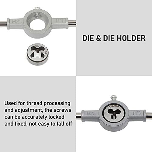 110 Piece Create And Repair Thread Tap And Die Tool Metric M