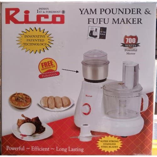 Rico Yam Pounder And Fufu Maker 700w