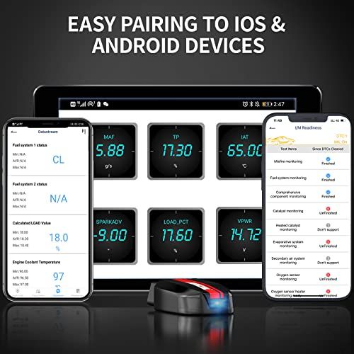 Ancel BD200 Professional Bluetooth 50 OBD2 Scanner  Car Batt