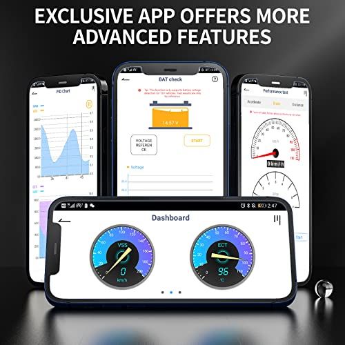 Ancel BD200 Professional Bluetooth 50 OBD2 Scanner  Car Batt