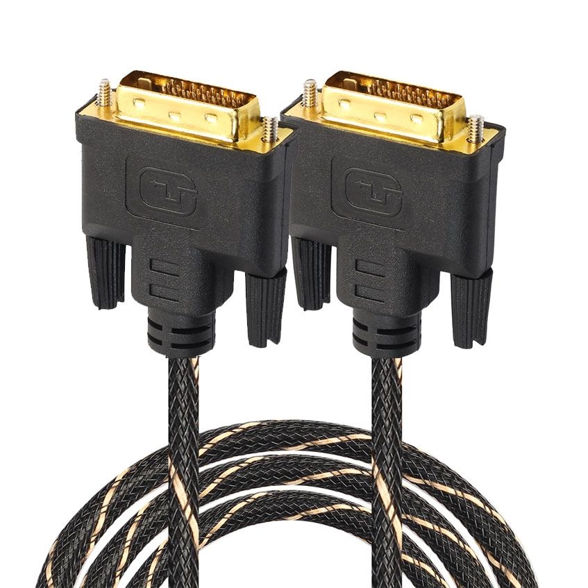 DVI 24 + 1 Pin Male To DVI 24 + 1 Pin Male Grid Adapter
