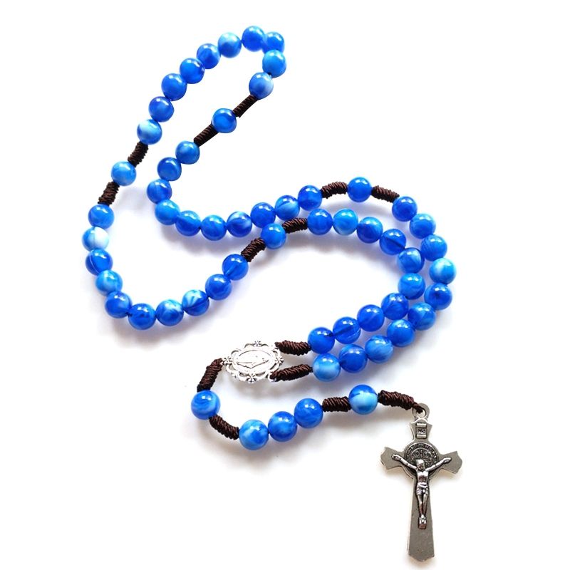 Catholic For Cross Religious Prayer Chaplet String Handmade