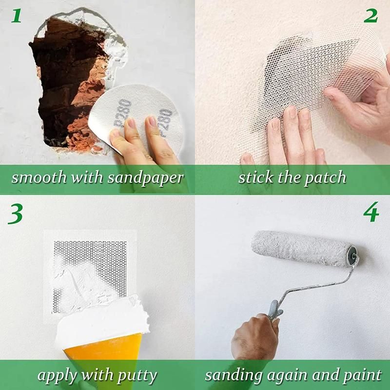6 Inches Drywall Repair Kit 6-Pack Drywall Wall Hole Repair