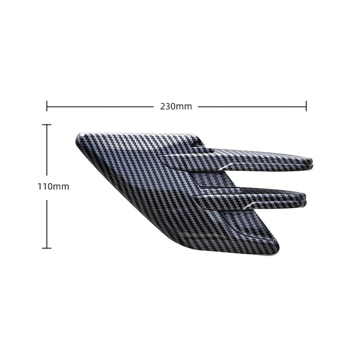 Car Side Air Intake Hood Vent Decoration Car Side Vent Hood Car Personality Modification Exterior Decoration Universal,C