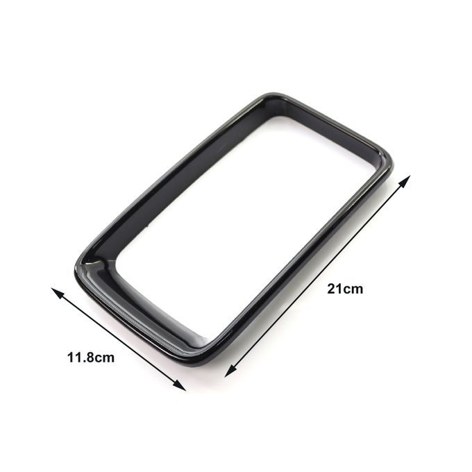7Pcs/Set Front Grille Trim Cover-Sparkling Black