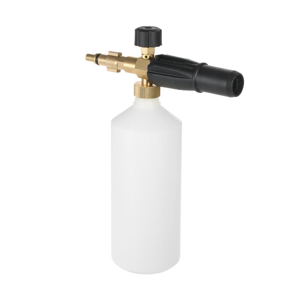 Adjustable Foam Lance 1L Bottle Snow Foam Nozzle Injector Soap Foamer for Lavor Pressure Car Washer