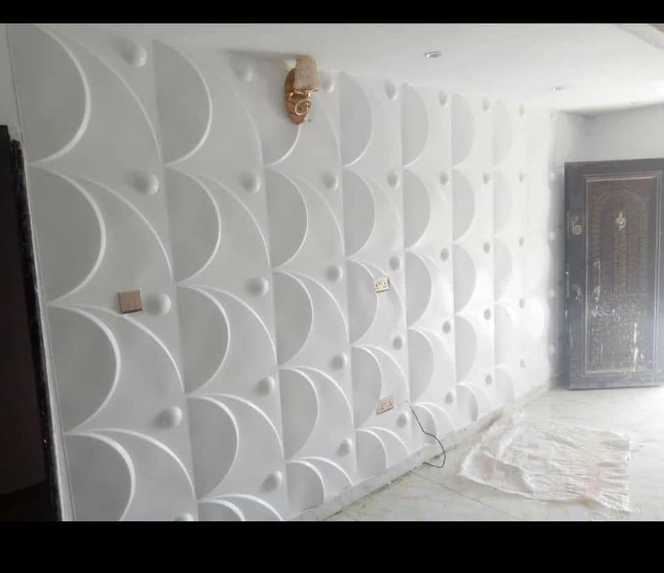 Adore Decor Eco Friendly Half Moon Effect 3D Wall Panel; Wallpanel For Home And Office