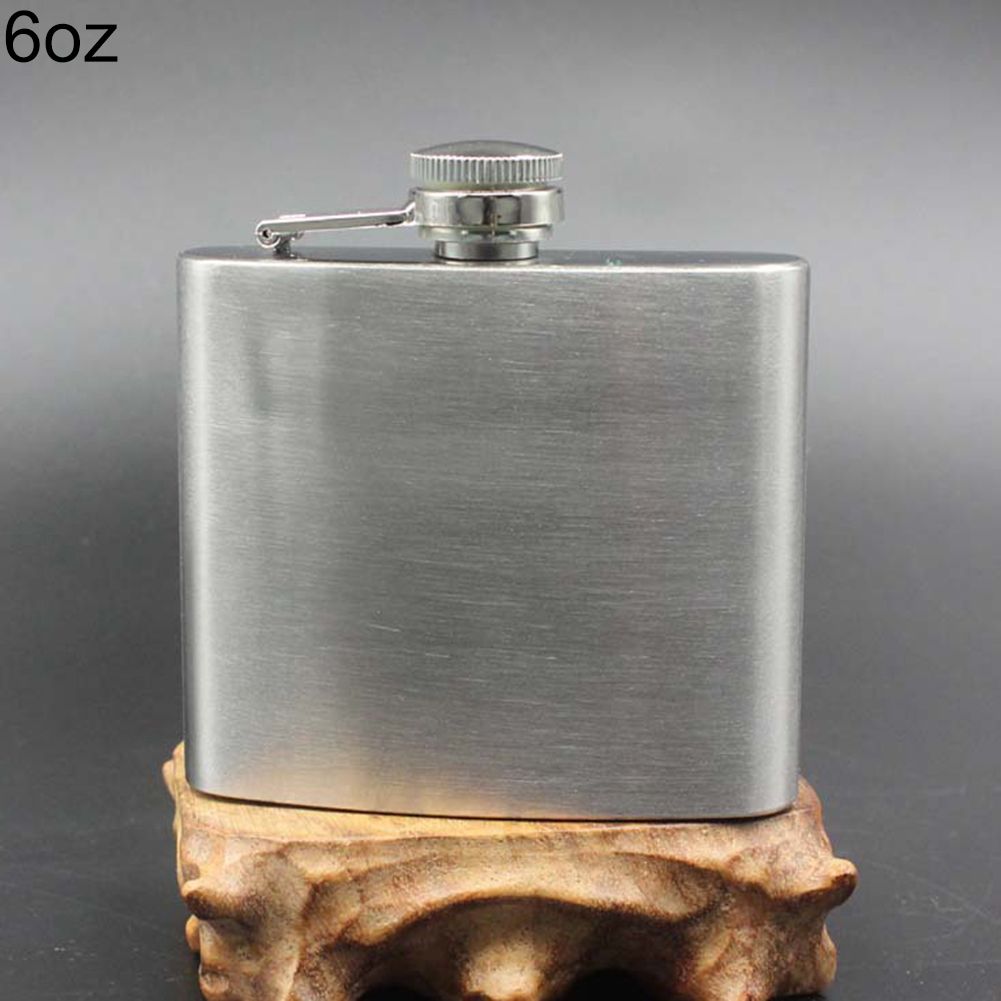 4 5 6 7 8 10 Oz Stainless Steel Vodka Whiskey Alcohol Hip Flask Cap Funnel
