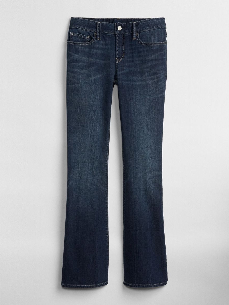 Mid Rise Long & Lean Jeans- Dark Indigo