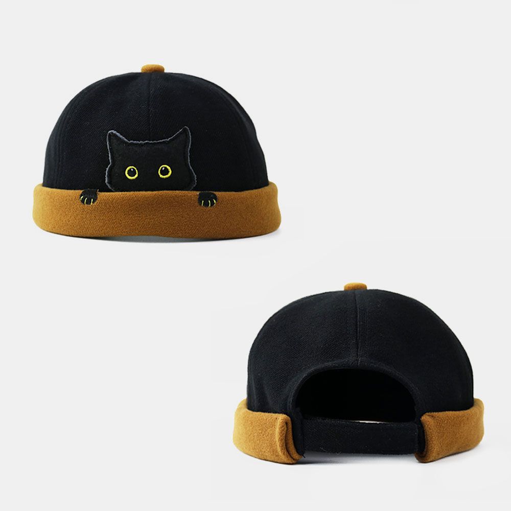 Women & Men Landlord Hat Street Cat Melon Cap Standard Caps