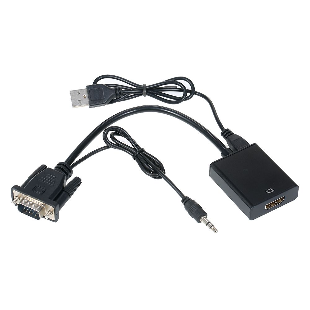 VGA To HD Converter Cord Resolution 1080P Set-top