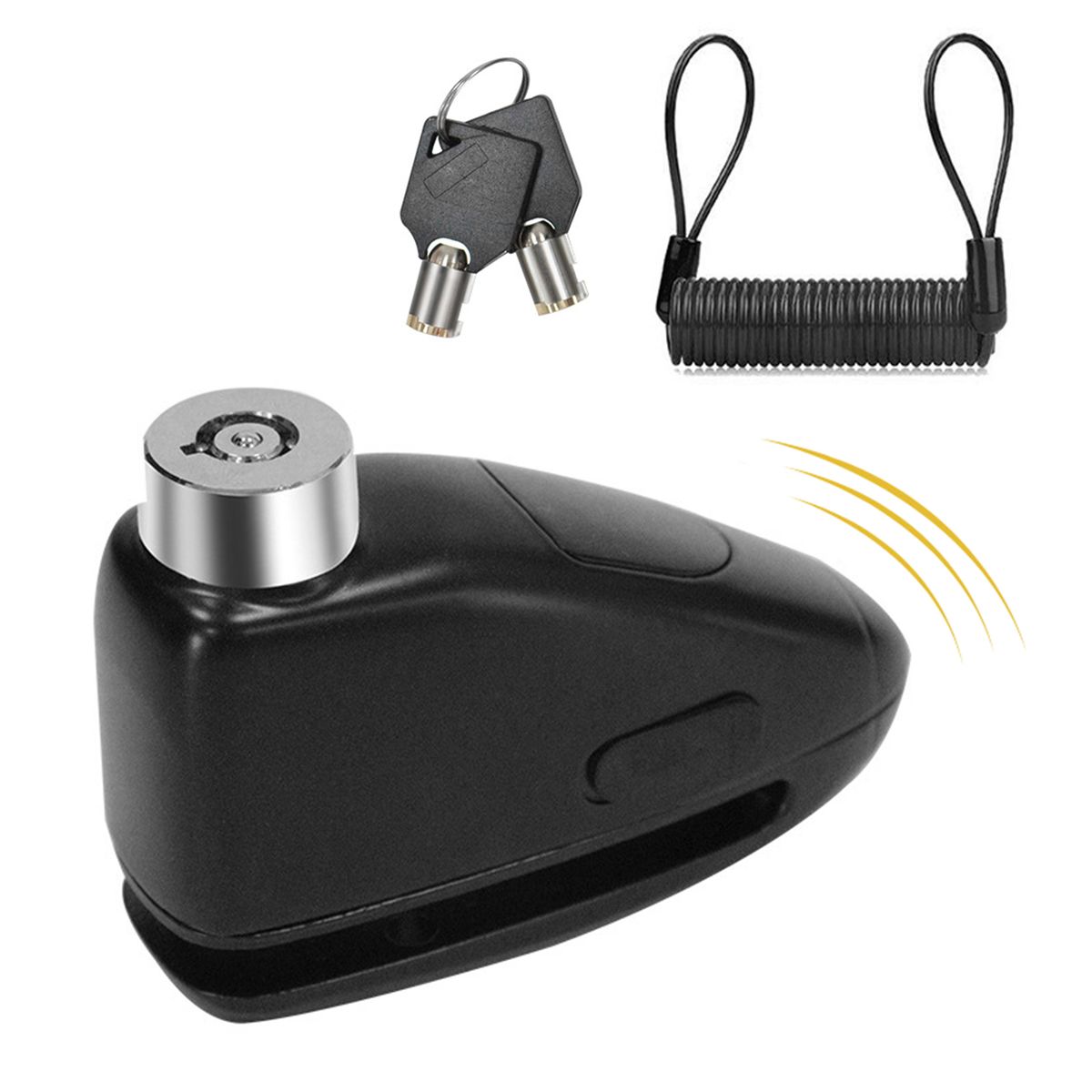 Bicycle Disc Brake Alarm Lock Waterproof Anti-Theft