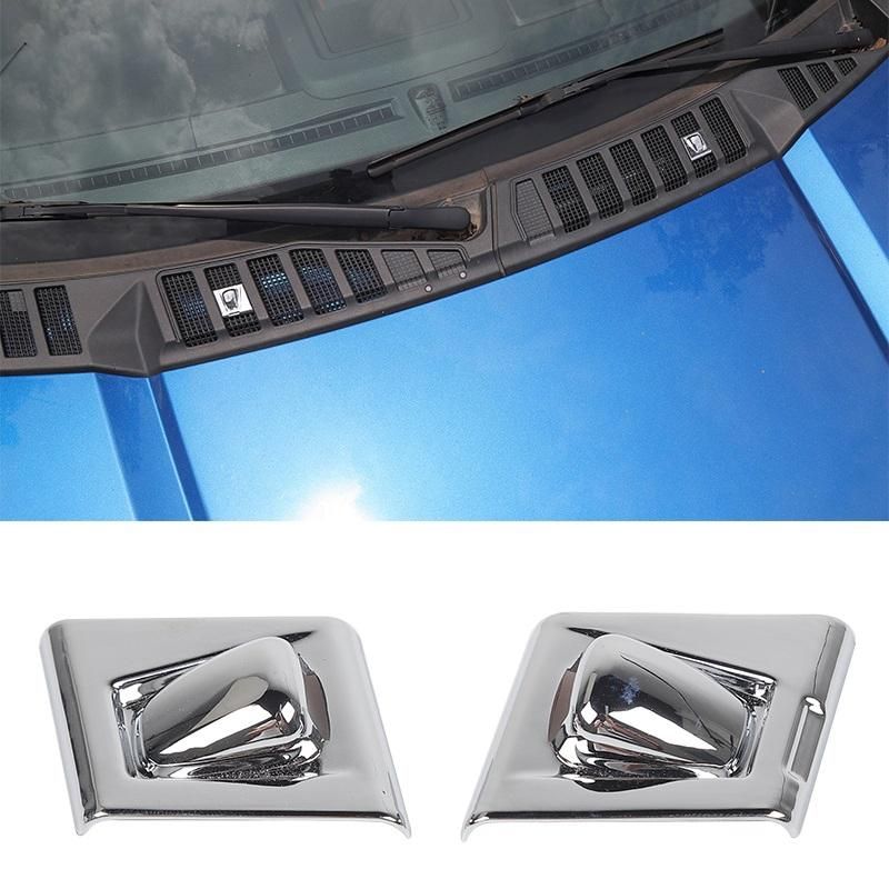Car Front Wiper Water Spray Nozzle Decoration Cover Trim