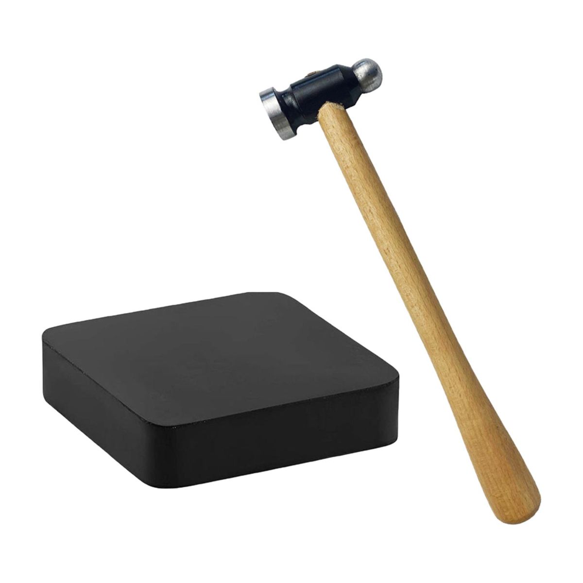 Small Mallet With Square Rubber Bench Block Non Slip For Flattening