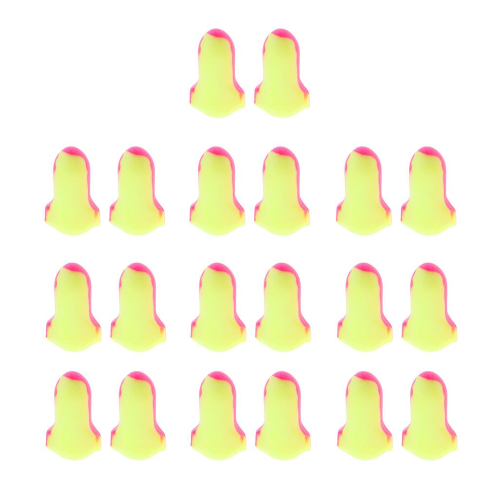 10Pair Soft Foam Earplugs NoCords Ear Plugs Sleeping Travel Noise