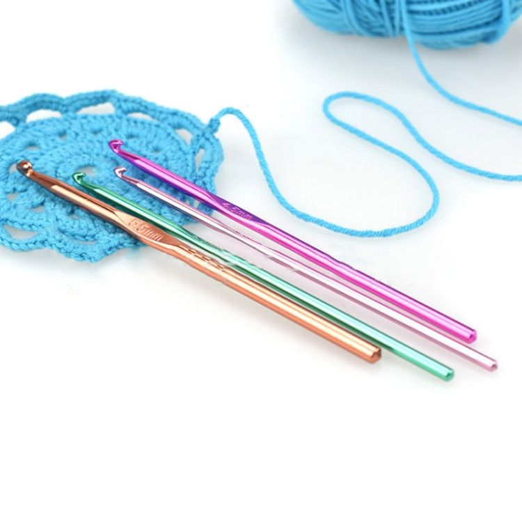 14 PCS/Set Single Head Crochet DIY Knitting Tool Material
