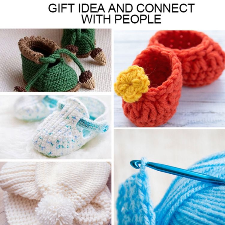 14 PCS/Set Single Head Crochet DIY Knitting Tool Material