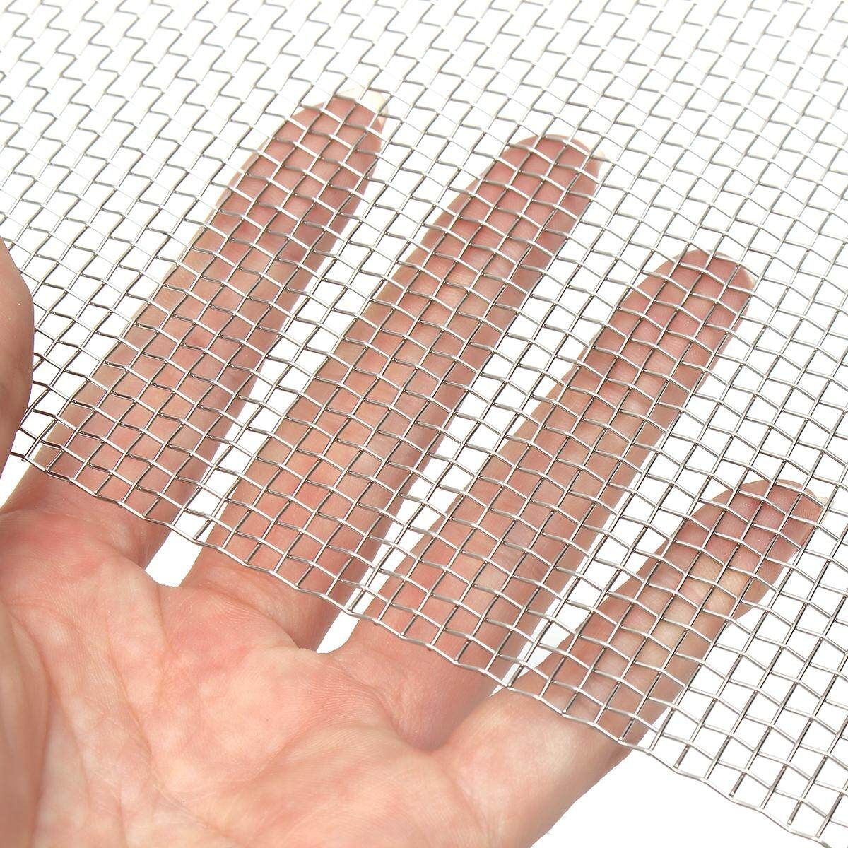 Stainless Steel 304 Mesh #8 Woven Wire Cloth Sieve Screen 6''x18'' Filter New
