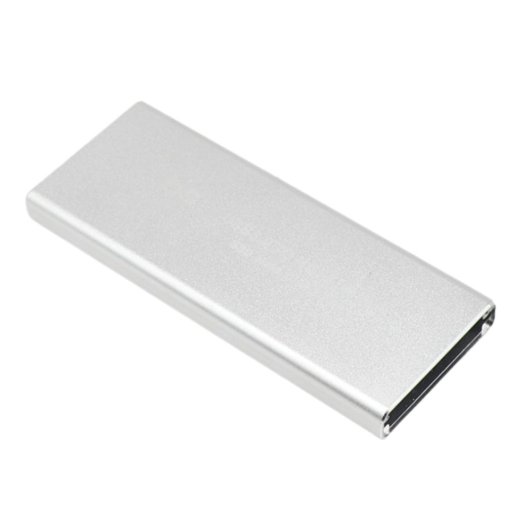 USB 30 To  M2 SSD Adapter Card External Case Enclosure Silver