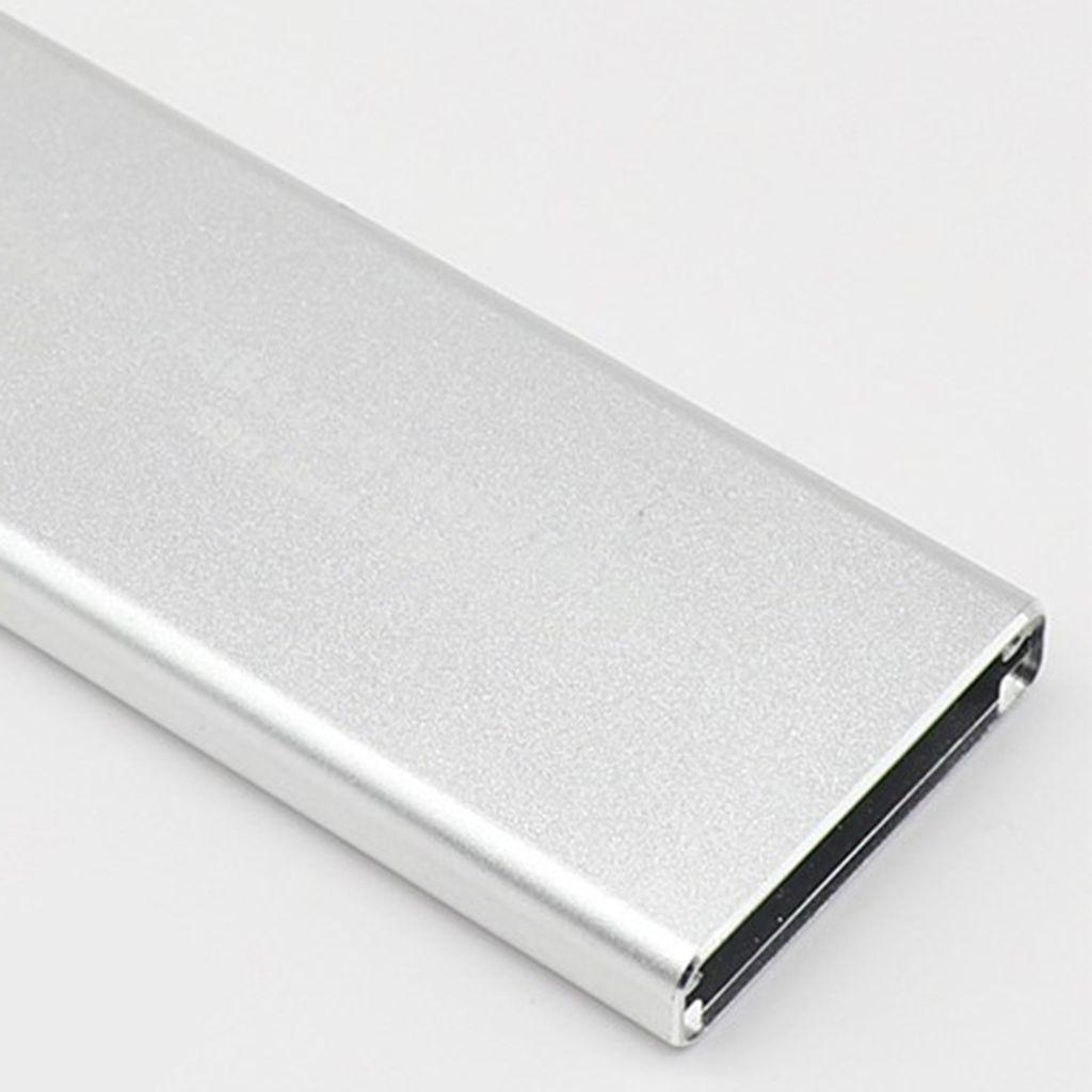 USB 30 To  M2 SSD Adapter Card External Case Enclosure Silver
