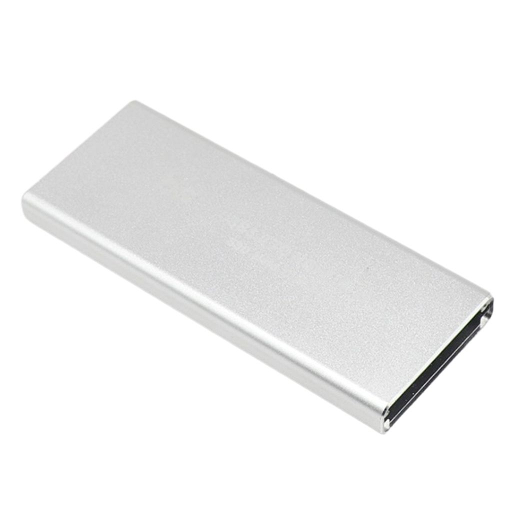 USB 30 To  M2 SSD Adapter Card External Case Enclosure Silver