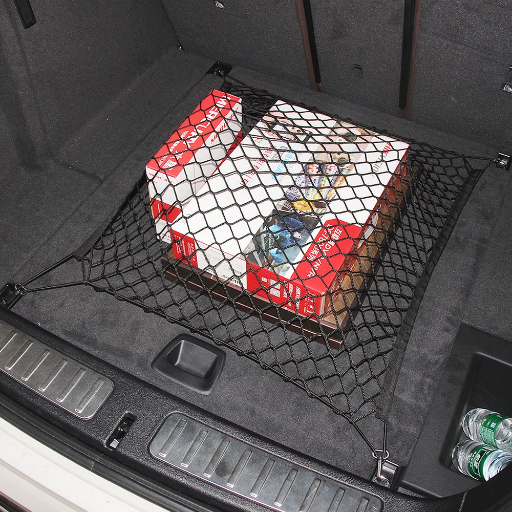 For Peugeot 206 207 208 2008 3008 301 307 308 3008 406 407 408 4008 508 5008 Car Trunk Mesh Net Cargo Organizer Accessories