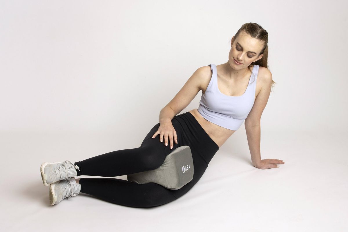 MEMORY FOAM KNEE PILLOW FOR BACK LEG JOINT HIP PAIN