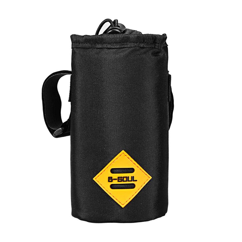 Water-resistant Bicycle Handlebar Water Bottle Holder Bag Storage Pouch for Cycling Camping Hiking Backpacking