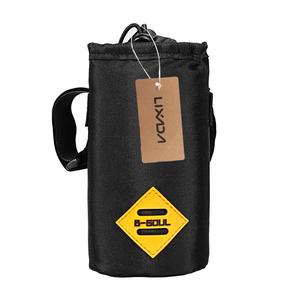 Water-resistant Bicycle Handlebar Water Bottle Holder Bag Storage Pouch for Cycling Camping Hiking Backpacking
