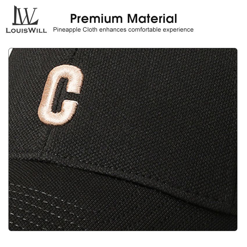 LouisWill Unisex Baseball Cap Fashionable Letter Cap