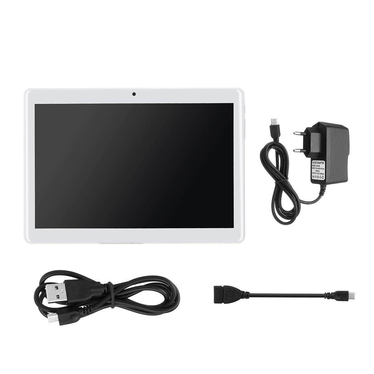10'' Tablet PC Android 7.0 8-Core 64GB+4GB WIFI 2 SIM 4G Phablet Pad Phone 2.5D Blue