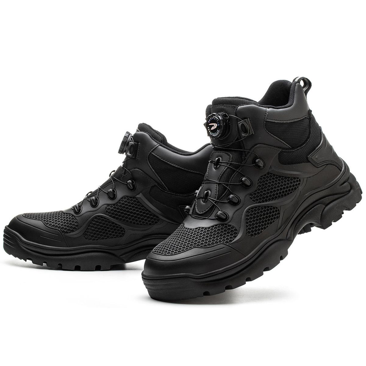 Safety Shoes Steel Toe Work Boots Fabric High-Top