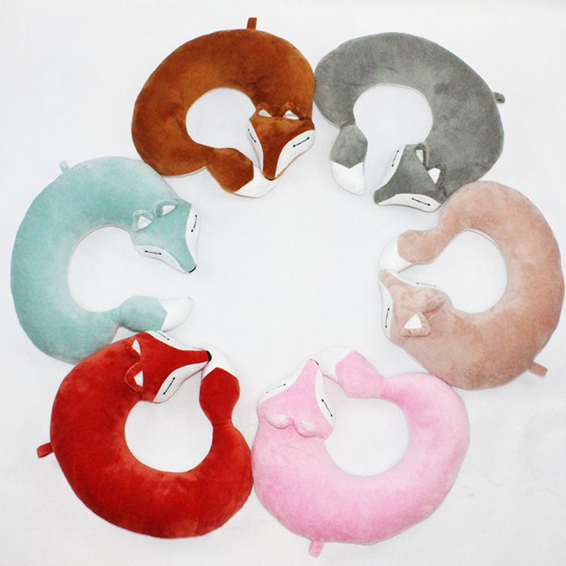Lovely Fox Animal Cartoon U Neck Pillow For Kid