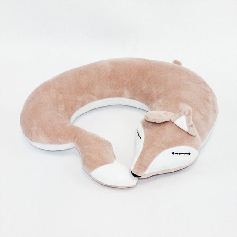 Lovely Fox Animal Cartoon U Neck Pillow For Kid
