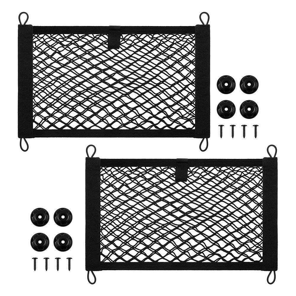 2Pcs 45X25CM Car Trunk Net Pocket Car Cargo Storage