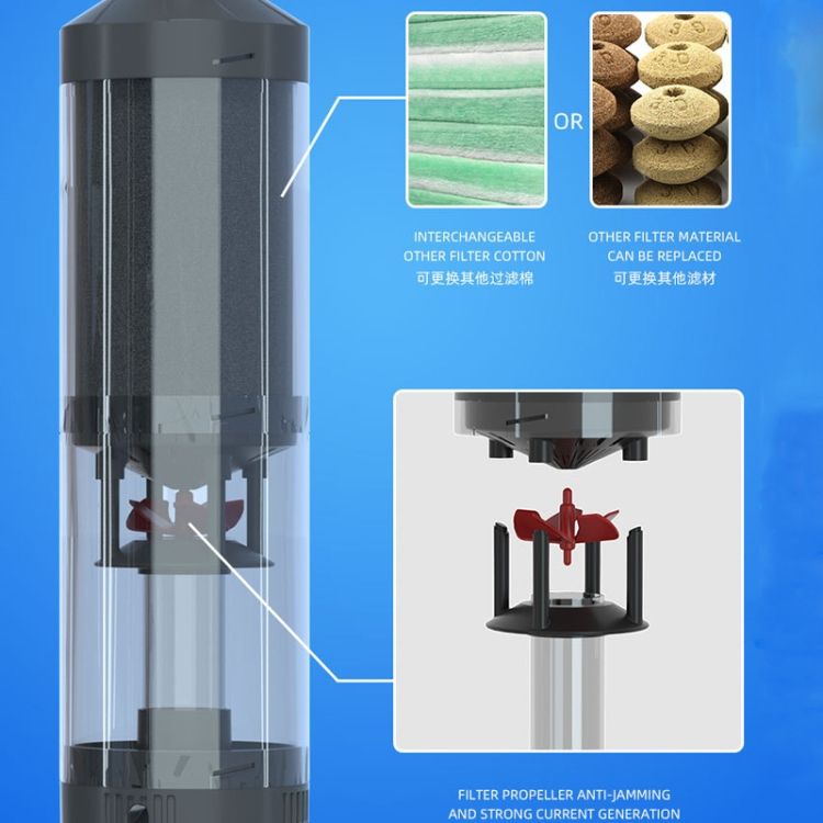 Filter Fish Tank Toilet Filter Bucket, Specification: ZY-Y03