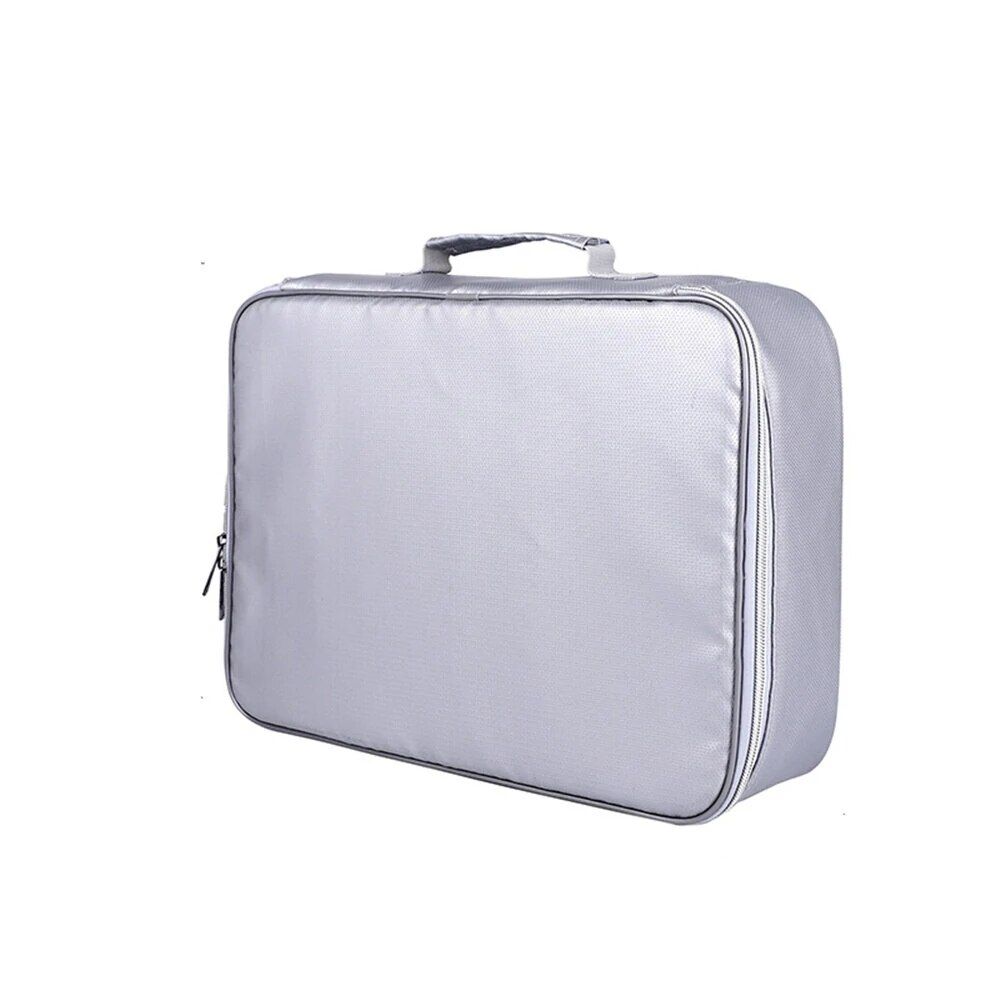 Fireproof Bags Waterproof Cash Safe Coin Organizer Bag Set Doent Storage For Valuables-Currency Keys Card Passport Home Safe