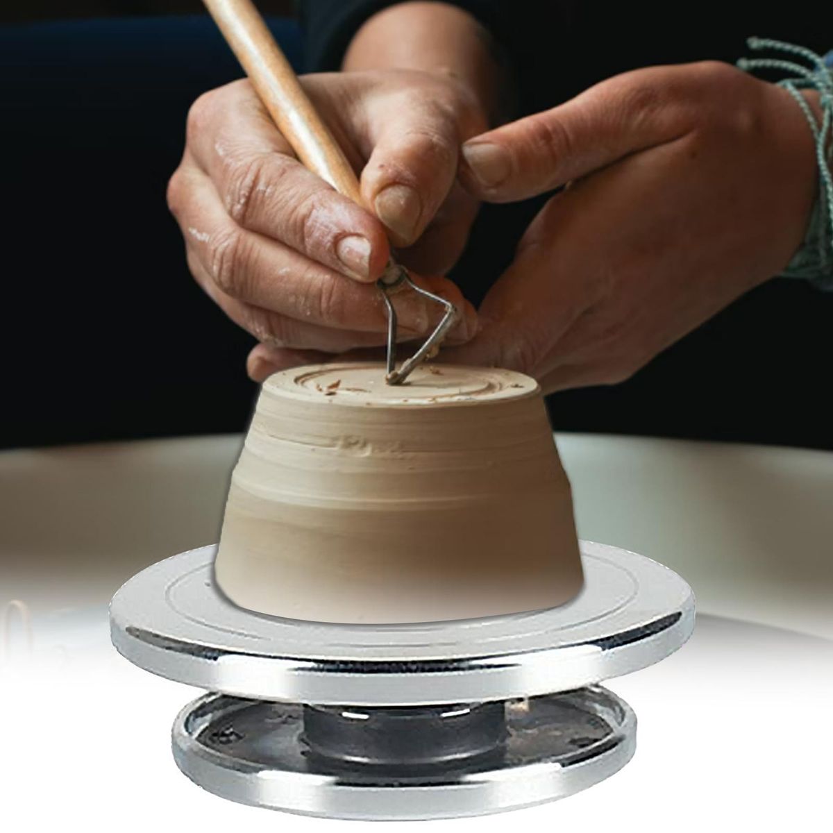 Durable Sculpting Wheel Turntable Pottery Art Crafts