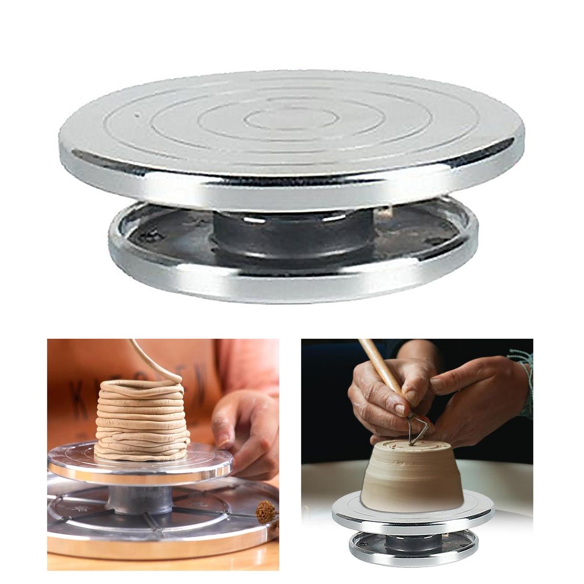Durable Sculpting Wheel Turntable Pottery Art Crafts