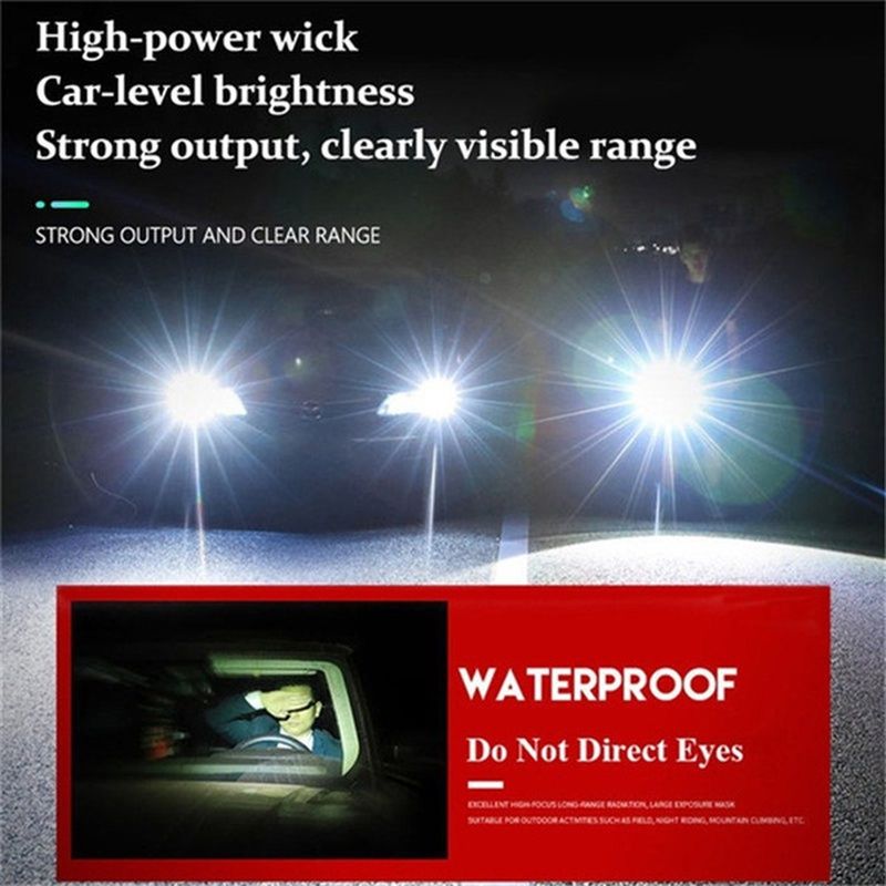 8LED Flashlight USB Rechargeable Torch  Solar Charging