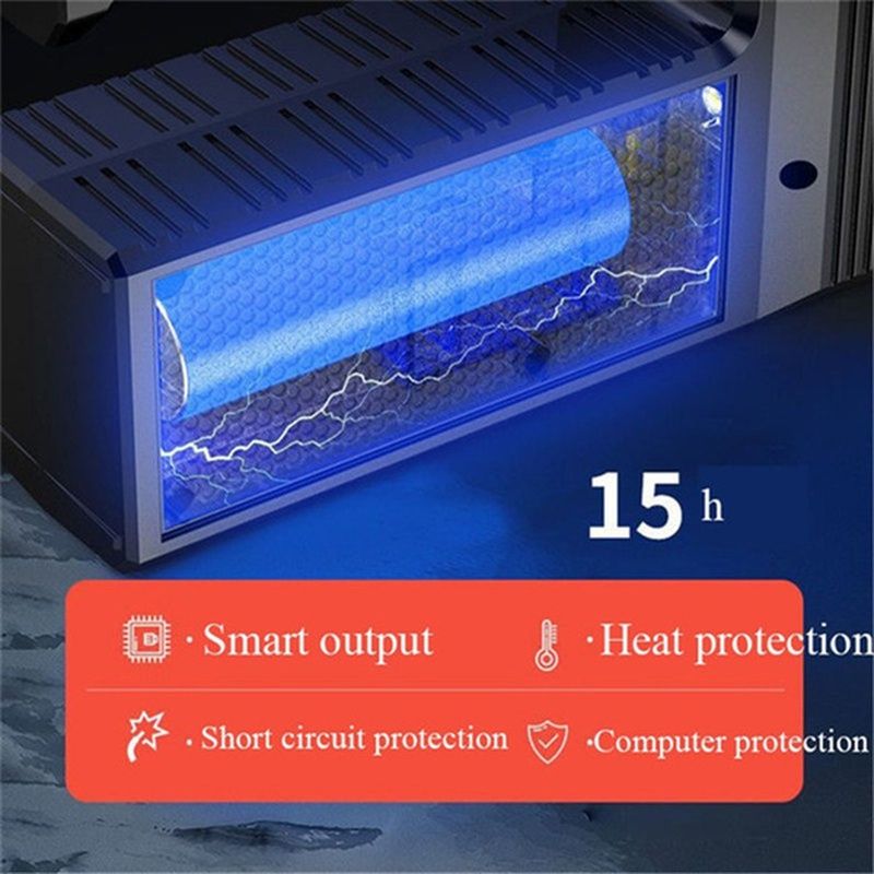 8LED Flashlight USB Rechargeable Torch  Solar Charging