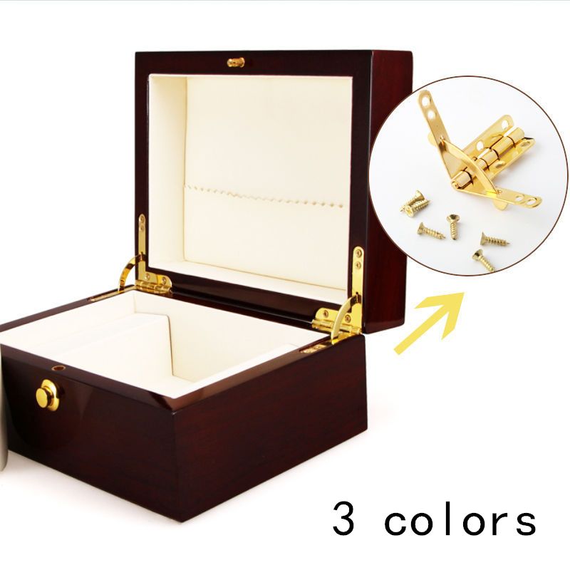 10pcs Antique Furniture Hinges Support Frame 90 Degree