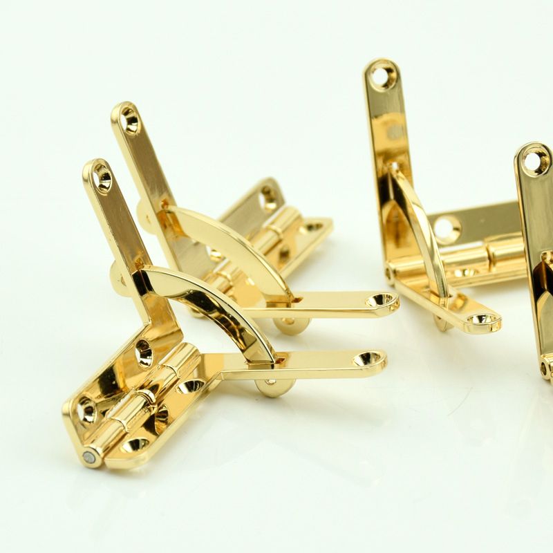10pcs Antique Furniture Hinges Support Frame 90 Degree