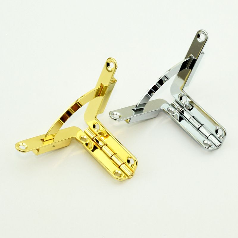 10pcs Antique Furniture Hinges Support Frame 90 Degree