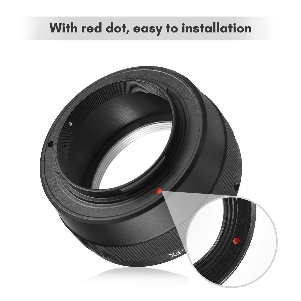 FOTGA Manual Lens Mount Adapter Ring Aluminum Alloy for Pentax M42 Mount Lens to Fuji X-A5/X-A7/X-A10/X-Pro1/X-Pro2/X-Pro3/X-E1/X-E2/X-E3/X-M1/X-T1/X-T2/X-T3/X-T4/X-T10/X-T20/X-T30/X-T30II/X-T100/X-H1 X-Mount Mirrorless Camer
