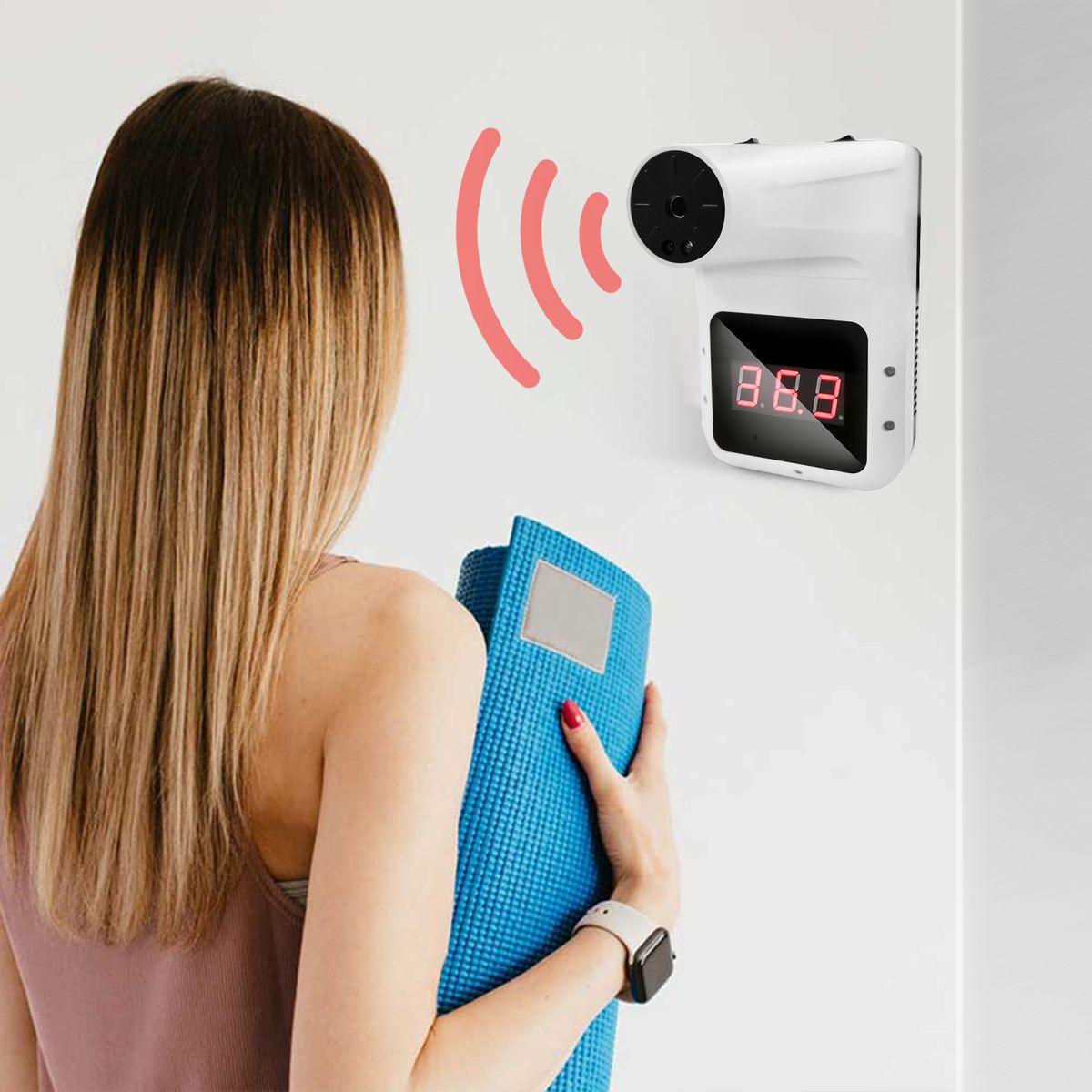 Touchless Hanging Infrared Thermometer °C/°F 0.5S Fast