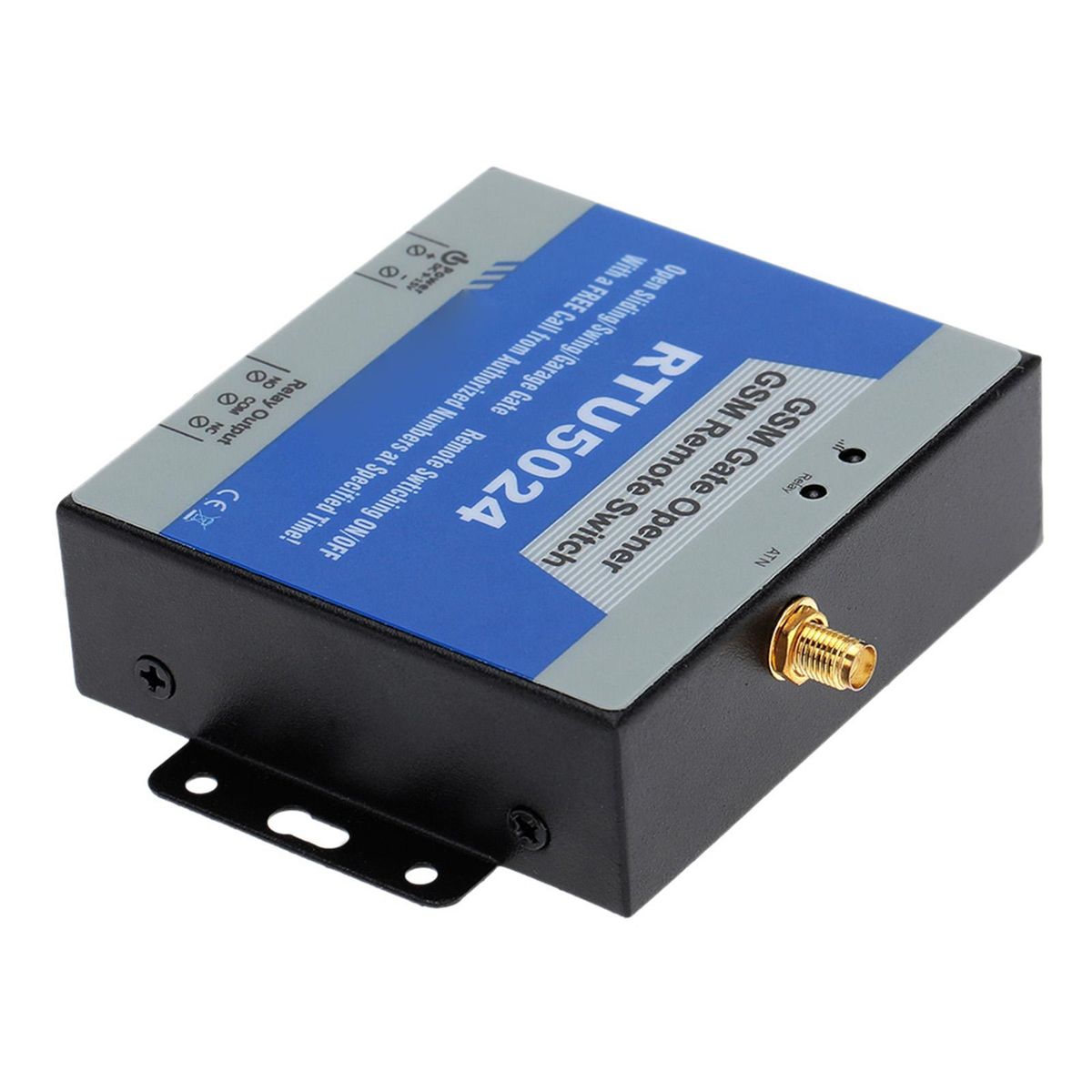 GSM Door Gate Opener Remote On/Off Switch Free Call SMS Command Support 850/900/1800/1900MHz