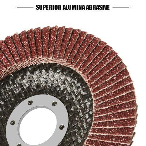 10Pcs 4-1/2Inch For Removing Paint Rust 120 Grit