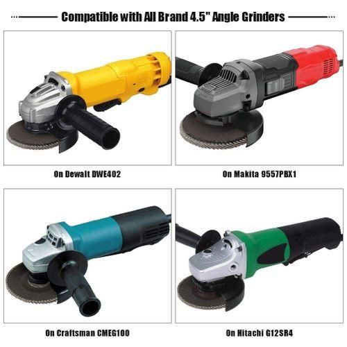 10Pcs 4-1/2Inch For Removing Paint Rust 120 Grit