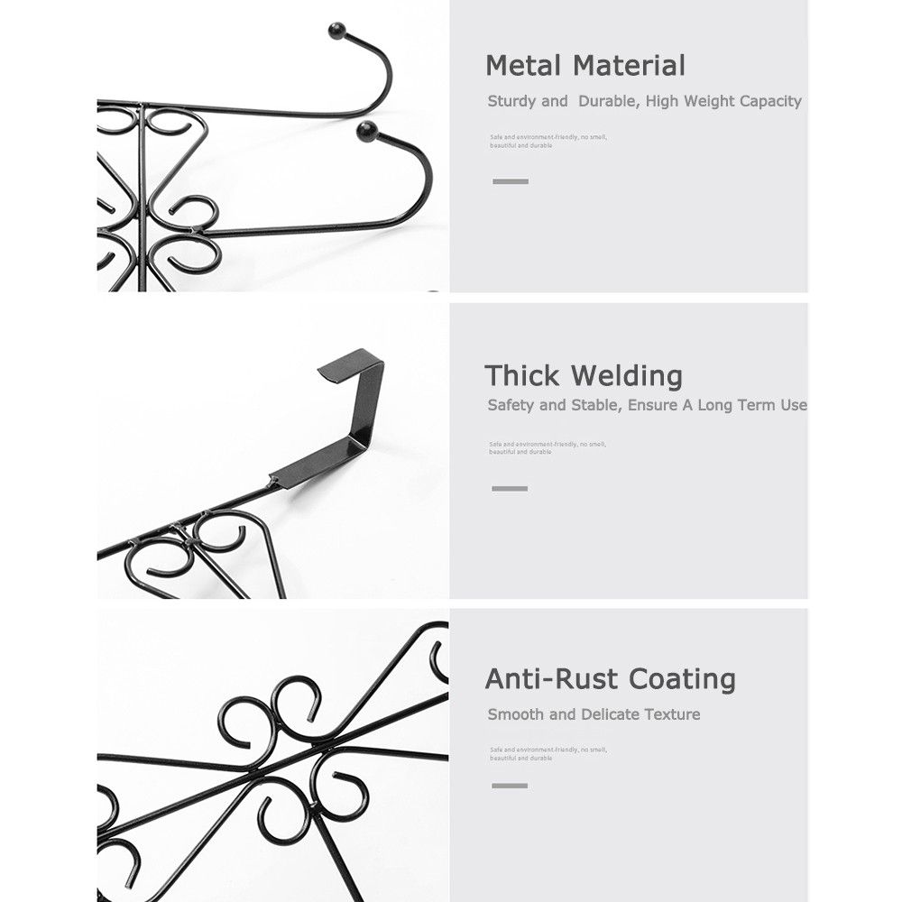 Over Door Hanger Rack 5 Hooks Decorative Ognazier Hook Rack
